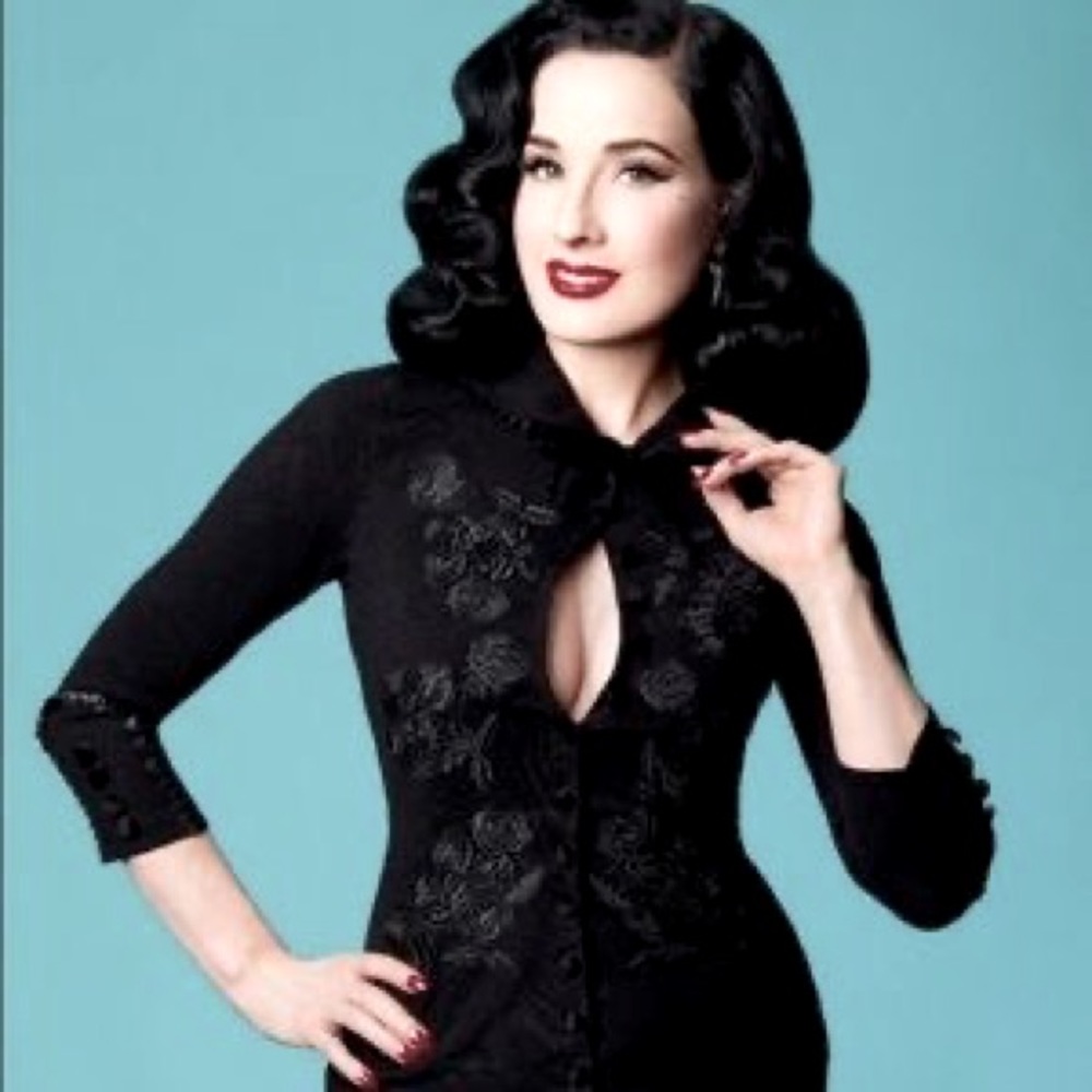 Wheels and Dollbaby Black Dita Cardigan
